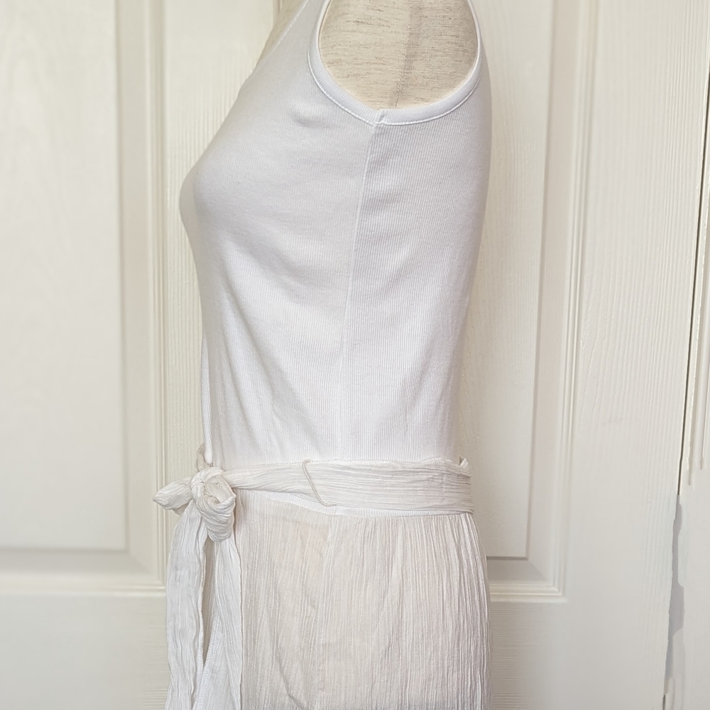 NWT White Ruffled Tiered Boho Dress Collection 18 Small -Medium /Med - Large - Picture 5 of 10